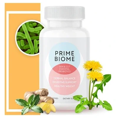 PrimeBiome gut-skin supplement