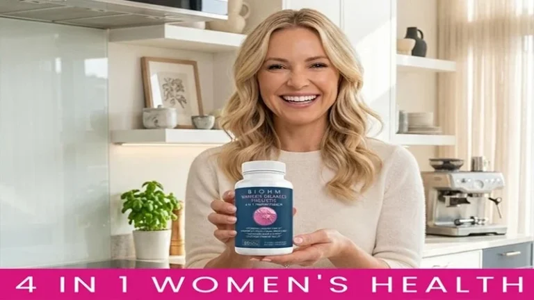 BIOHM Women’s Probiotic Review the "4 in 1 Women's Health" promise, offering comprehensive support for digestive health.